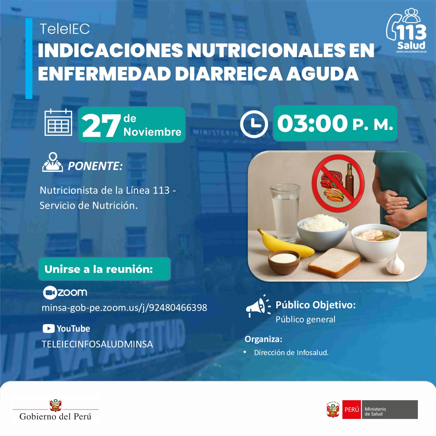 "INDICACIONES NUTRICIONALES EN ENFERMEDAD DIARREICA AGUDA"