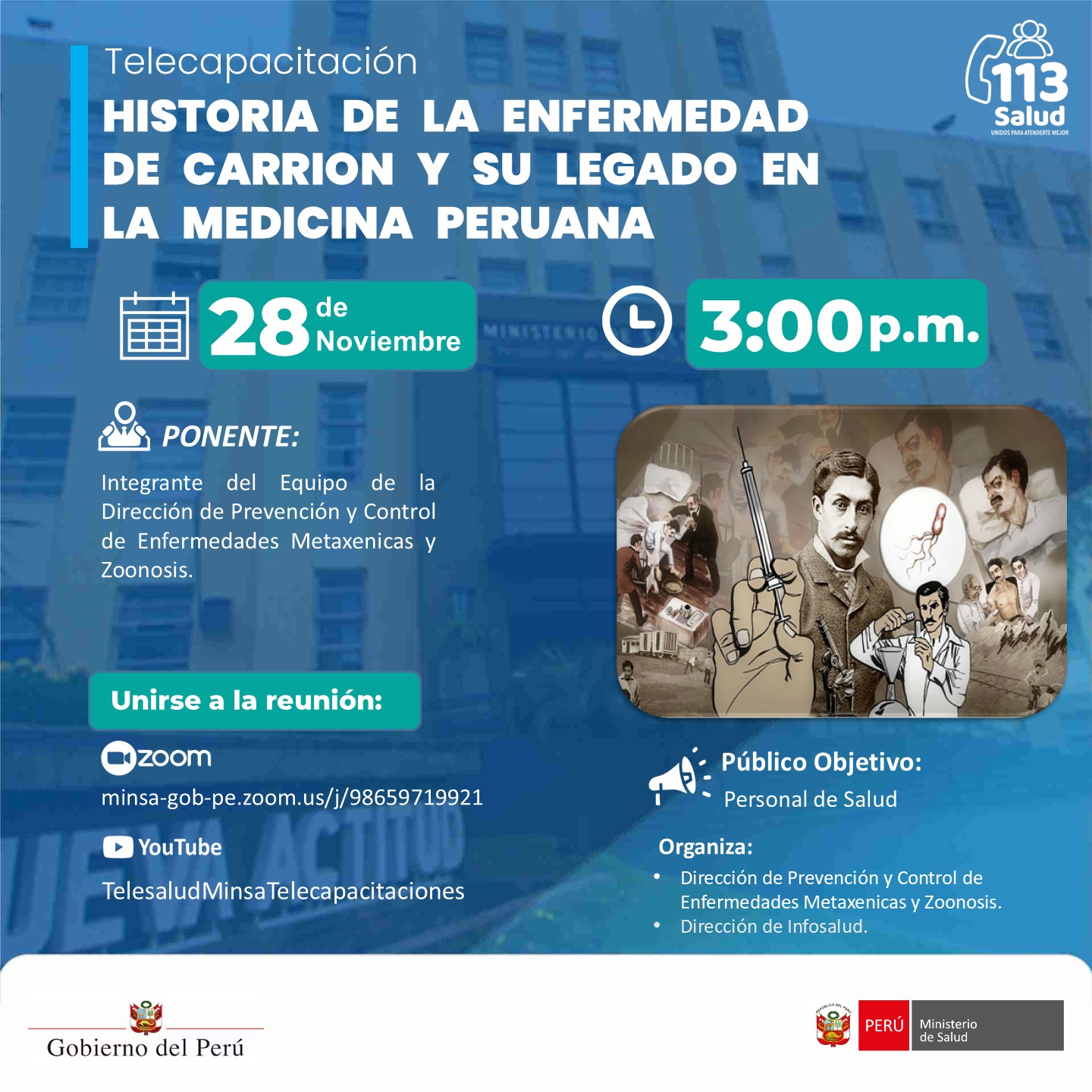 "HISTORIA DE LA ENFERMEDAD DE CARRION Y SU LEGADO EN LA MEDICINA PERUANA"