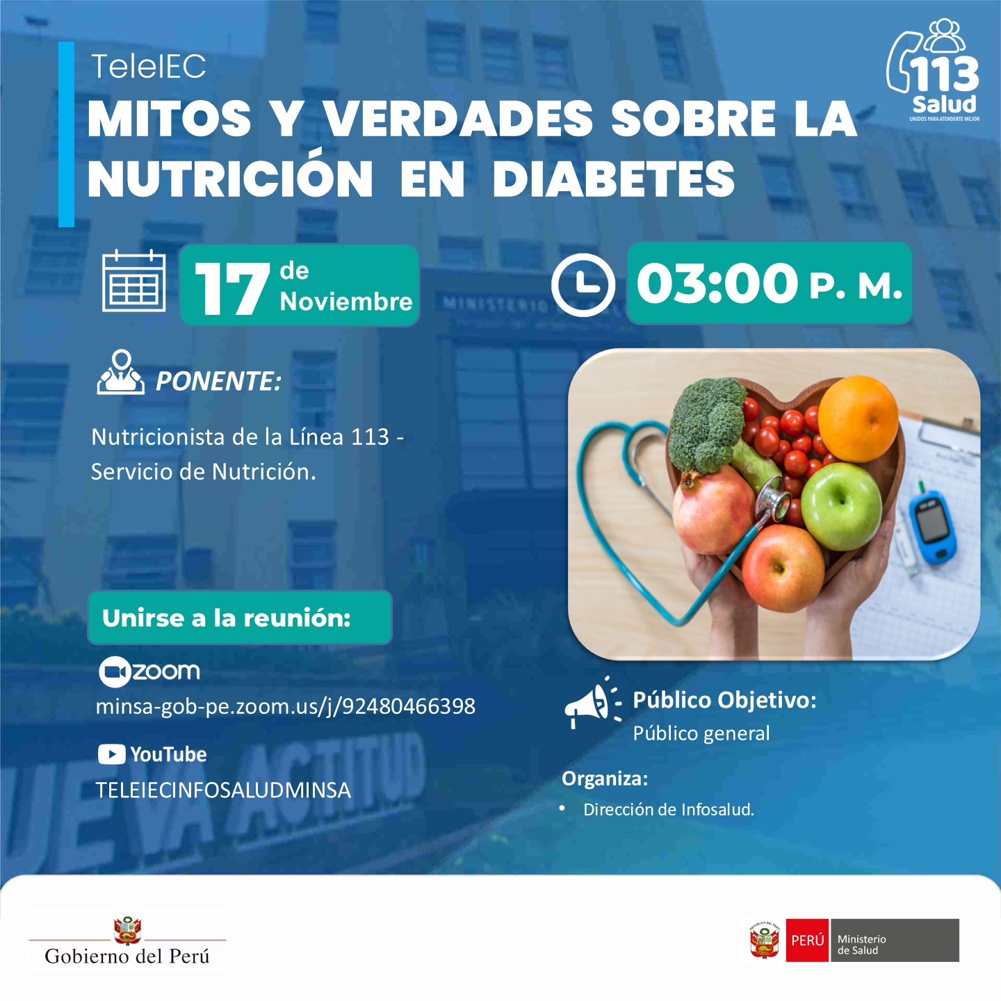 "MITOS Y VERDADES SOBRE LA NUTRICIÓN EN DIABETES”