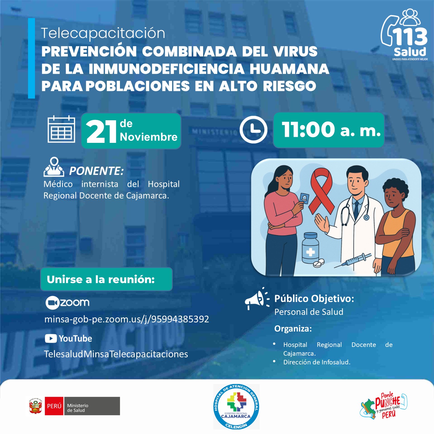"PREVENCIÓN COMBINADA DEL VIRUS DE LA INMUNODEFICIENCIA HUAMANA PARA POBLACIONES EN ALTO RIESGO"