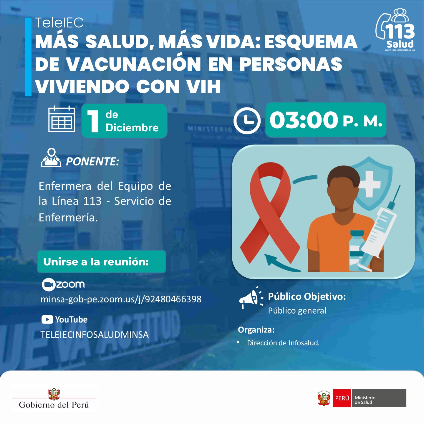 "MÁS SALUD, MÁS VIDA: ESQUEMA DE VACUNACIÓN EN PERSONAS VIVIENDO CON VIH”