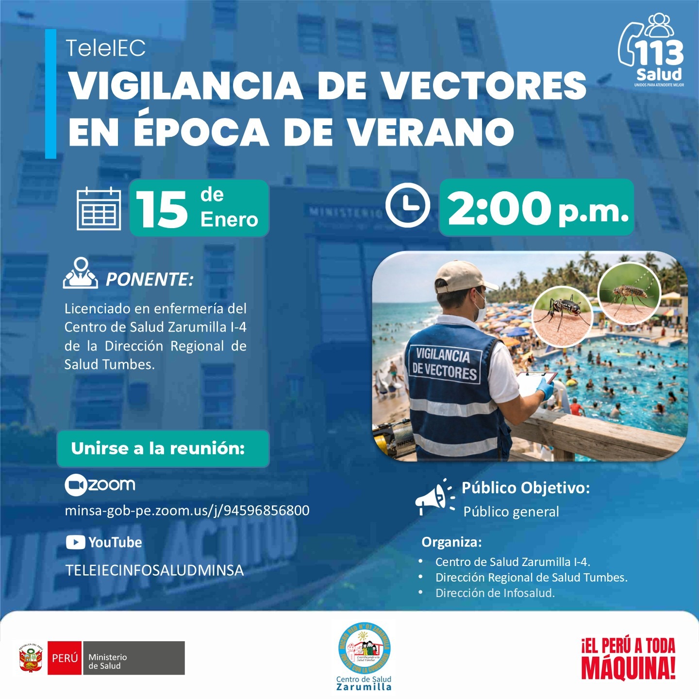 "VIGILANCIA DE VECTORES EN ÉPOCA DE VERANO"