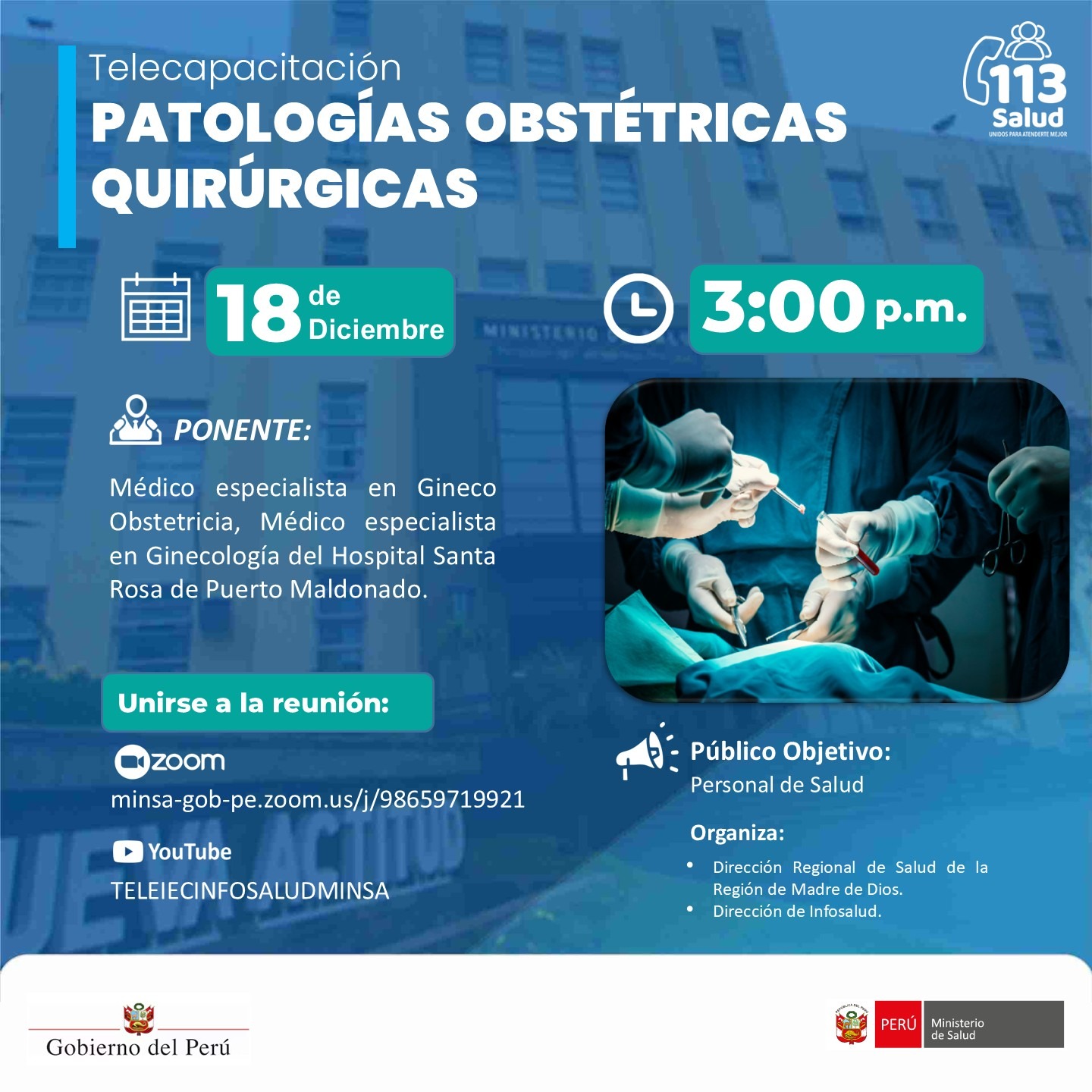 "PATOLOGÍAS OBSTÉTRICAS QUIRÚRGICAS"